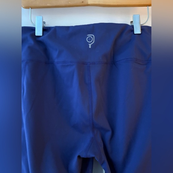 Baddle women’s pickle ball mid-rise capri leggings blue with pockets XL - Picture 6 of 14